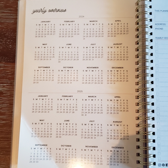 COPY - Color Me Courtney for Blue Sky 2024-25 Weekly/Monthly Planner Notes 8.62… - Picture 8 of 16
